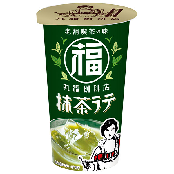 メロディアン 丸福珈琲店監修 抹茶ラテ 200g×24本入|丸福珈琲 昭和レトロ 喫茶店 抹茶 宇治抹茶