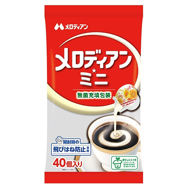 メロディアン メロディアン・ミニ (4.5ml×40個)×20袋入×(2ケース)|コーヒー クリーム コーヒー 珈琲 コーヒーミルク