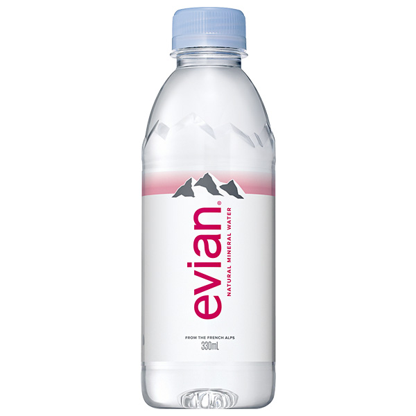 evian (エビアン) 330mlペットボトル×24本入×(2ケース)|ミネラルウォーター 水 天然水