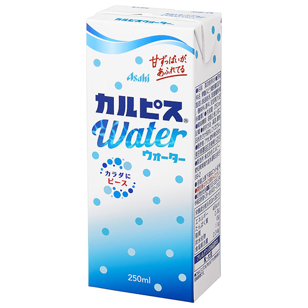 アサヒ飲料 カルピスウォーター 250ml紙パック×24本入|乳性飲料 清涼飲料水 紙パック