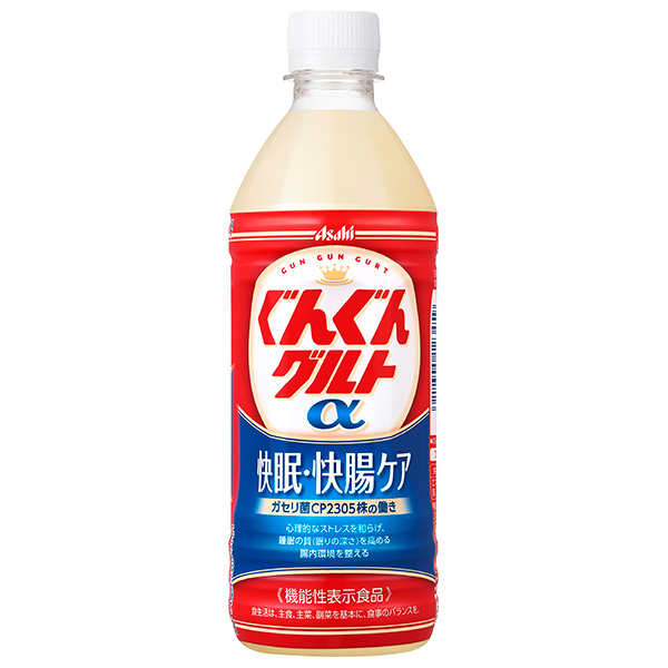 アサヒ飲料 ぐんぐんグルトα 快眠・快腸ケア 500mlペットボトル×24本入|乳酸菌 乳性 乳飲料 PET