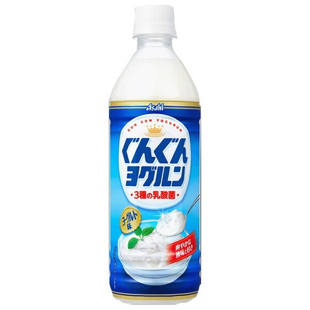 アサヒ飲料 ぐんぐんヨグルン 500mlペットボトル×24本入|乳酸菌 乳性 乳飲料 PET