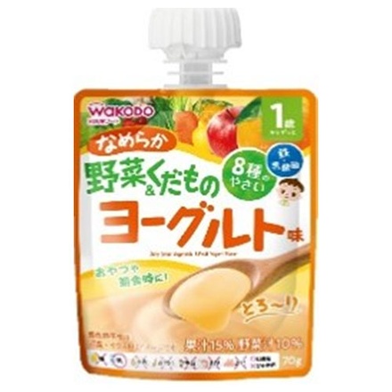 和光堂 1歳からのMYジュレドリンク なめらか野菜&くだものヨーグルト味 70gパウチ×24本入×(2ケース)|パウチ 乳酸菌入り 幼児用飲料