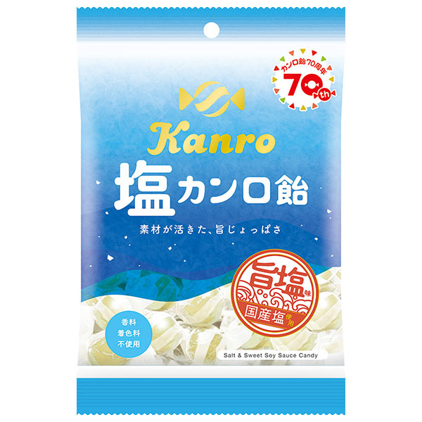 カンロ 塩カンロ飴 140g×6袋入|お菓子 あめ キャンディー 塩 Kanro 国産塩 アメ
