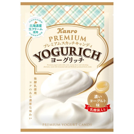 カンロ ヨーグリッチ キャンディ 66g×6袋入|お菓子 あめ キャンディー 袋 ヨーグルト味