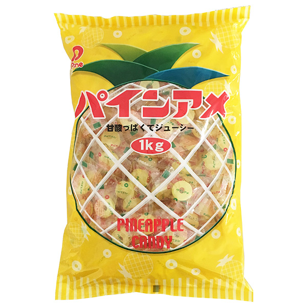 パイン KG パインアメ 1kg×1袋入×(2ケース)|お菓子 おやつ パイン 飴 あめ フルーツキャンディ