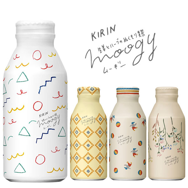 キリン 生姜とハーブのぬくもり麦茶 moogy(ムーギー) はじめましてBOX 375gボトル缶×24本入|茶飲料 麦茶 ボトル缶 ジンジャー