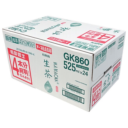 キリン 生茶【手売り用】【オマケ】 525mlペットボトル×20本+オマケ4本付×(2ケース)|茶 ペットボトル 緑茶 お茶 手売り