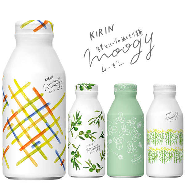 キリン 生姜とハーブのぬくもり麦茶 moogy(ムーギー) ただいまBOX 375gボトル缶×24本入|茶飲料 麦茶 ボトル缶 ジンジャー