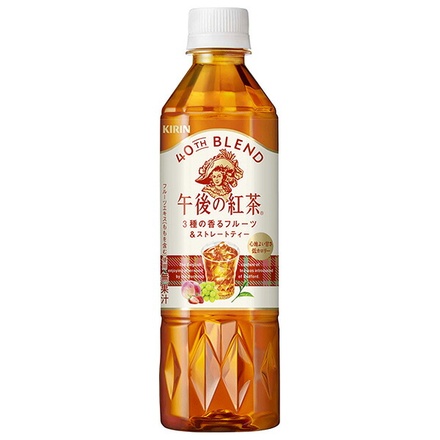 キリン 午後の紅茶 40TH BLEND 3種の香るフルーツ&ストレートティー 500mlペットボトル×24本入|飲料 紅茶 午後ティ PET ストレート フルーツ