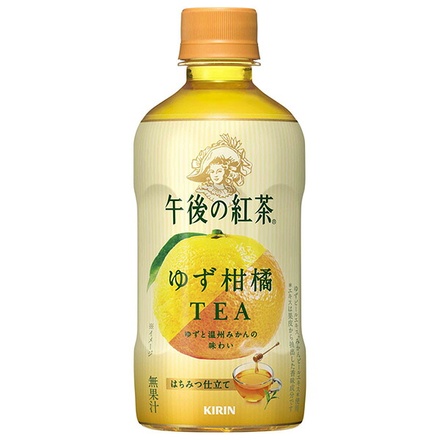 キリン 午後の紅茶 ゆず柑橘ティー ホット 400mlペットボトル×24本入|紅茶 TEA ティー ゆず柑橘 ゆず 温州みかん はちみつ ドリンク ホット ペットボトル