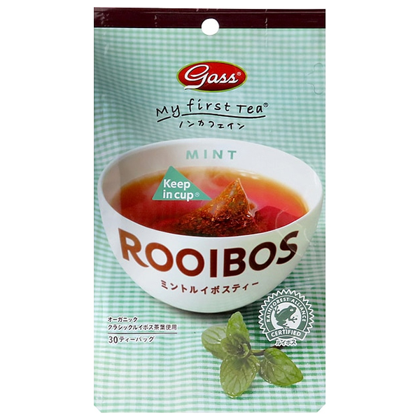 ガスコ Gass(ガス) ミントルイボスティー 1.8g×30袋×24個入|ノンカロリー ノンカフェイン ルイボス ミント