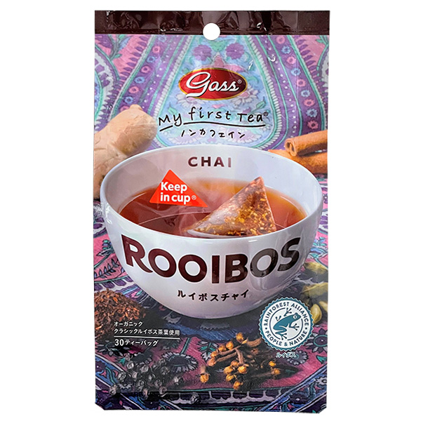 ガスコ Gass(ガス) ルイボスチャイ 2g×30袋×24個入|ノンカロリー ノンカフェイン ルイボス チャイ