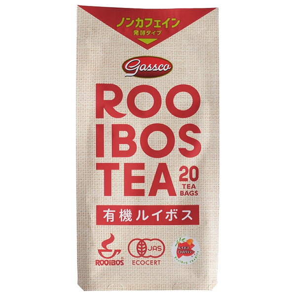 ガスコ 有機ルイボスティー20TB(発酵タイプ) 40g(2g×20袋)×48個入|嗜好品 茶飲料 ルイボスティー ティーバッグ