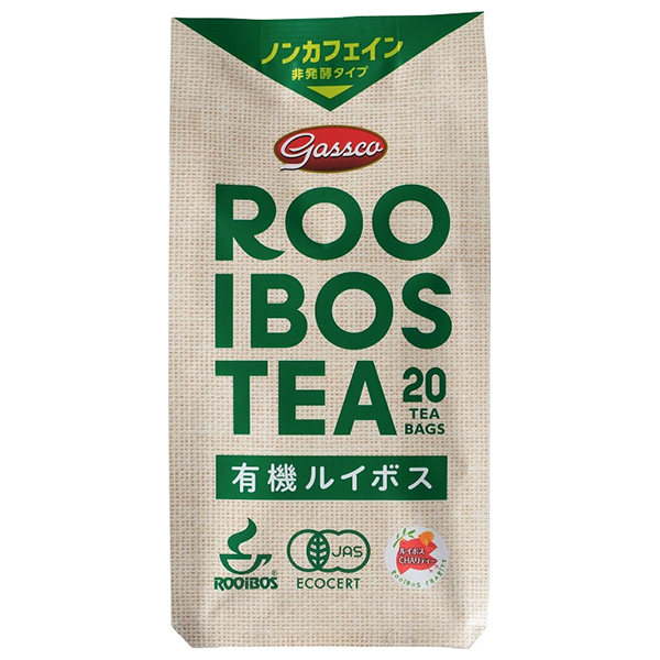 ガスコ 有機ルイボスティー20TB(非発酵タイプ) 40g(2g×20袋)×48個入|嗜好品 茶飲料 ルイボスティー ティーバッグ