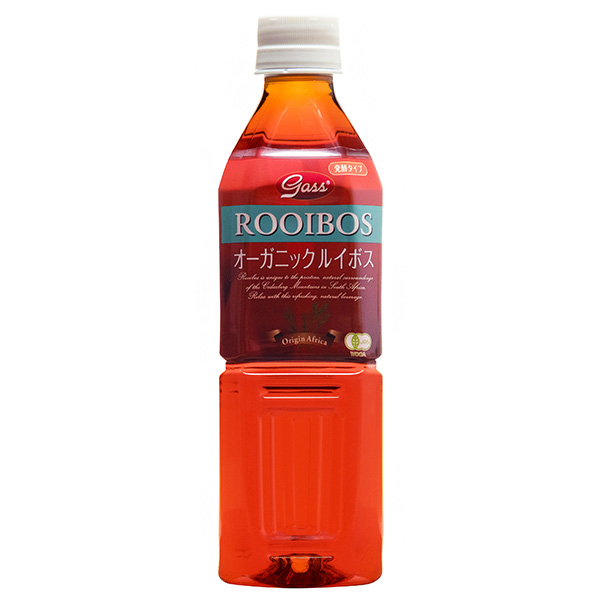 ガスコ Gass(ガス) オーガニックルイボスティー 500mlペットボトル×24本入×(2ケース)|お茶 紅茶 有機 JAS ルイボス茶 オーガニック