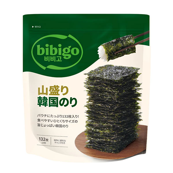 CJジャパン 山盛り韓国のり 12切(132枚)×20袋入×(2ケース)|一般食品 海苔 のり 乾物 ふりかけ