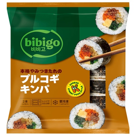 CJジャパン bibigo 本格やみつきたれの プルコギ キンパ 250g×18袋入 冷凍商品|ビビゴ キンパ 韓国のり巻き プルコギ