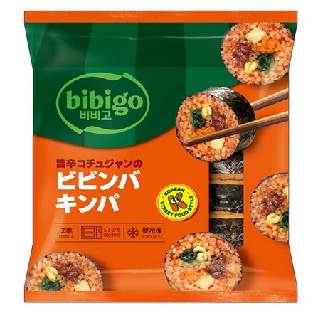 CJジャパン bibigo 旨辛コチュジャンの ビビンバ キンパ 250g×18袋入 冷凍商品|ビビゴ キンパ 韓国のり巻き コチュジャン ビビンパ