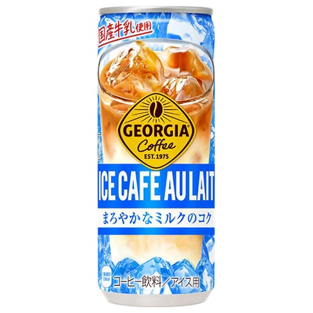 コカコーラ ジョージア アイスカフェオレ 280g缶×24本入×(2ケース)|珈琲 缶コーヒー アイスコーヒー カフェオレ