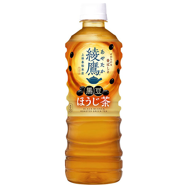 コカコーラ 綾鷹 黒豆ほうじ茶 525mlペットボトル×24本入|茶 ほうじ茶 あやたか お茶