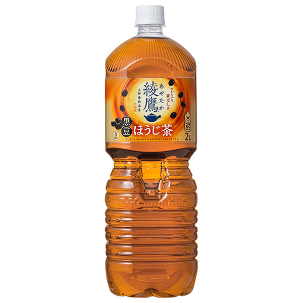 コカコーラ 綾鷹 黒豆ほうじ茶 2Lペットボトル×6本入×(2ケース)|茶 ほうじ茶 あやたか お茶 2l 2000ml