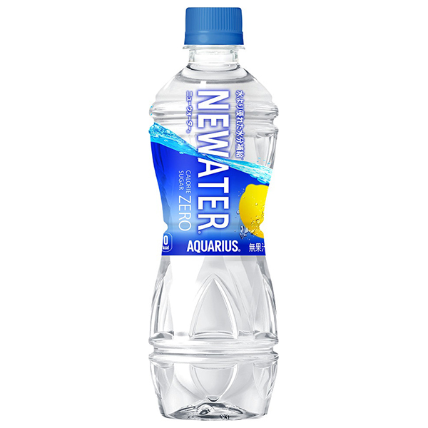 コカコーラ アクエリアス NEWATER(ニューウォーター) 500mlペットボトル×24本入|熱中症 糖質0 糖質ゼロ カロリー0 レモン