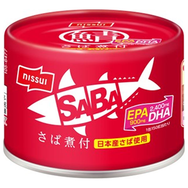 ニッスイ SABA さば煮付 150g缶×24個入×(2ケース)|一般食品 かんづめ 缶詰 鯖
