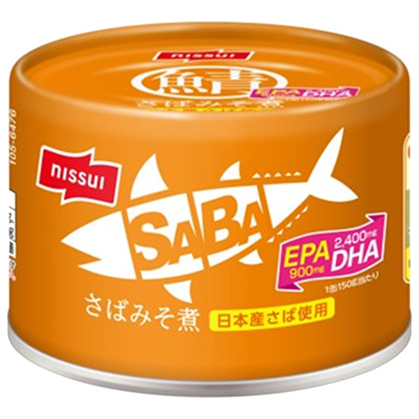 ニッスイ SABA さばみそ煮 150g缶×24個入×(2ケース)|一般食品 かんづめ 缶詰 鯖 サバ