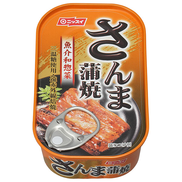 ニッスイ さんま蒲焼 100g缶×30個入|一般食品 かんづめ 缶詰 サンマ