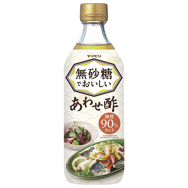 ヤマモリ 無砂糖でおいしい あわせ酢 500ml瓶×12本入|調味料 酢 瓶