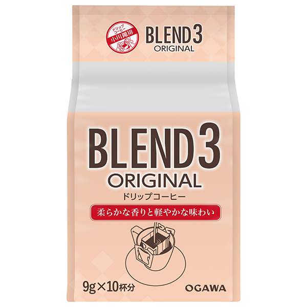 小川珈琲 ブレンド3 オリジナル ドリップコーヒー 10杯分 90g(9g×10)×12個入|嗜好品 コーヒー類 ドリップコーヒー
