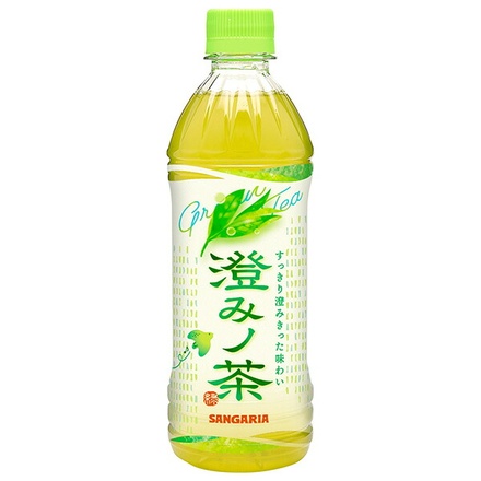 サンガリア 澄みノ茶 500mlペットボトル×24本入|緑茶 ペットボトル お茶飲料 無糖 すっきり まとめ買い 日常茶 ケース