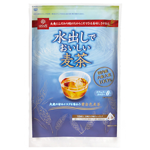 はくばく 水出しでおいしい麦茶 360g(20g×18袋)×12袋入|茶飲料 インスタント ティーバッグ