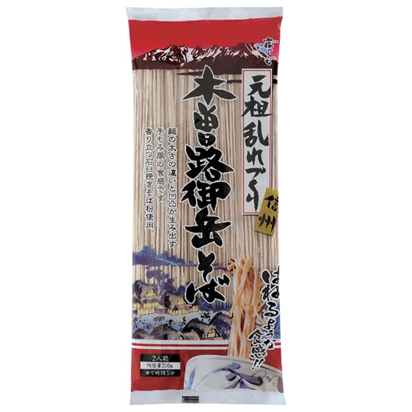 はくばく 木曽路御岳そば 200g×12袋入|一般食品 干しそば そば 蕎麦