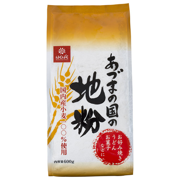 はくばく あづまの国の地粉 600g×10袋入|小麦粉 国内産