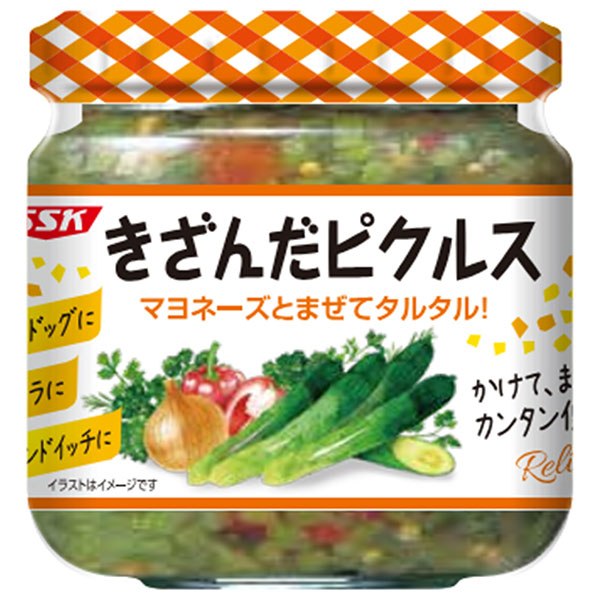 SSK きざんだピクルス 160g×12個入|一般食品 ピクルス 缶