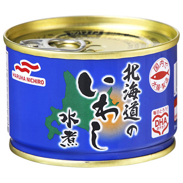 マルハニチロ 北海道のいわし水煮 150g×24個入|缶詰 イワシ 鰯 いわし缶 水煮