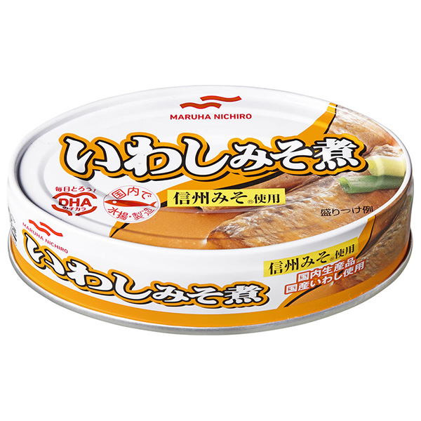 マルハニチロ いわしみそ煮 100g×30個入|缶詰 イワシ 鰯 いわし缶 味噌煮