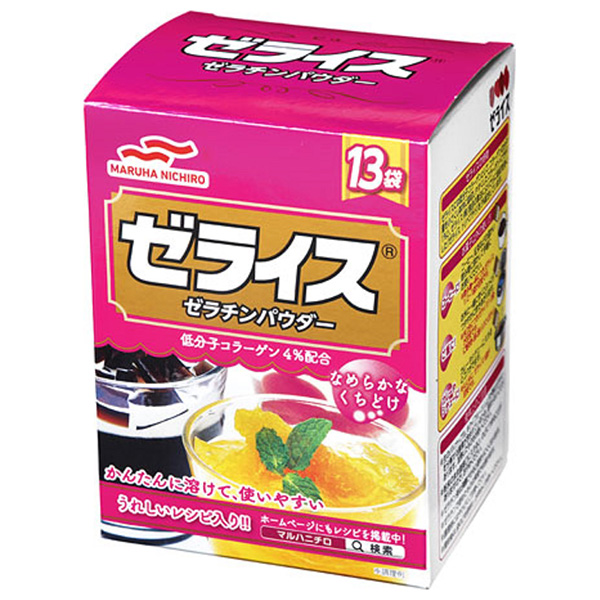 マルハニチロ ゼライス (5g×13)×10(5×2)個入|デザートの素 ゼラチン 顆粒 デザート 料理 パウダー お菓子作りキット 業務用
