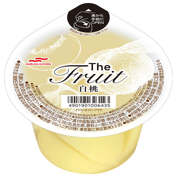 マルハニチロ The Fruit(ザ フルーツ)白桃 220g×24(6×4)個入|お菓子 ゼリー デザート 桃