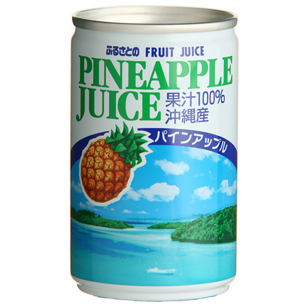 長野興農 ふるさとのパインアップルジュース 160g缶×30本入|果実飲料 果汁100% 沖縄産 パインジュース