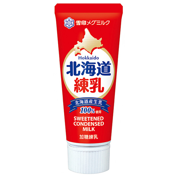 雪印メグミルク 北海道練乳 130g×12本入|雪印 コンデンスミルク 加糖練乳 チューブ 北海道産生乳 フルーツ用 かき氷用 パン用 コーヒー用