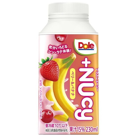 雪印メグミルク Dole ドール +NUcyベリー&バナナ 230ml紙パック×12本入 チルド 冷蔵品|Dole ドール ベリー バナナ 紙パック チルド