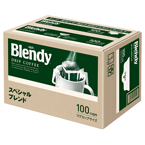 AGF ブレンディ レギュラー・コーヒー ドリップパック スペシャル・ブレンド 7g×100P×6箱入|コーヒー ドリップ 100袋 ドリップコーヒー 珈琲