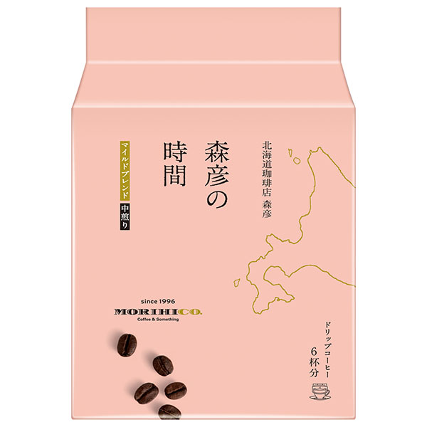 AGF 森彦の時間 ドリップコーヒー マイルドブレンド (10g×6袋)×12個入|ドリップ 深煎り ドリップコーヒー ドリップパック ブレンドコーヒー