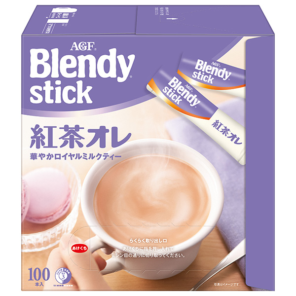 AGF ブレンディ スティック 紅茶オレ (9.5g×100本)×4箱入|AGF ブレンディ スティック 紅茶