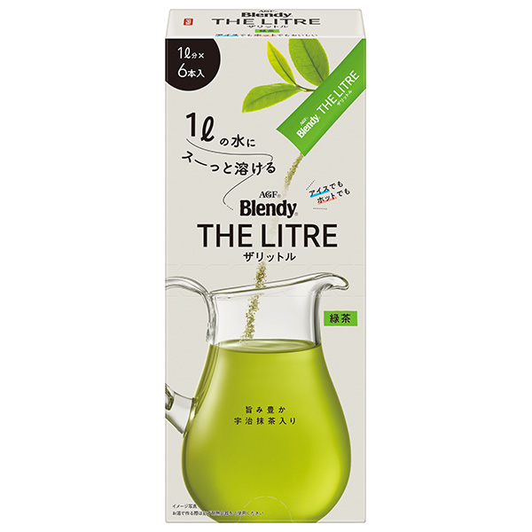 AGF ブレンディ ザリットル 緑茶 (8g×6本)×24箱入|Blendy インスタント 嗜好品 茶