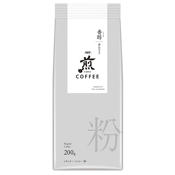 AGF 煎 レギュラー・コーヒー 粉 香醇 澄んだコク 200g×20袋入|agf レギュラーコーヒー