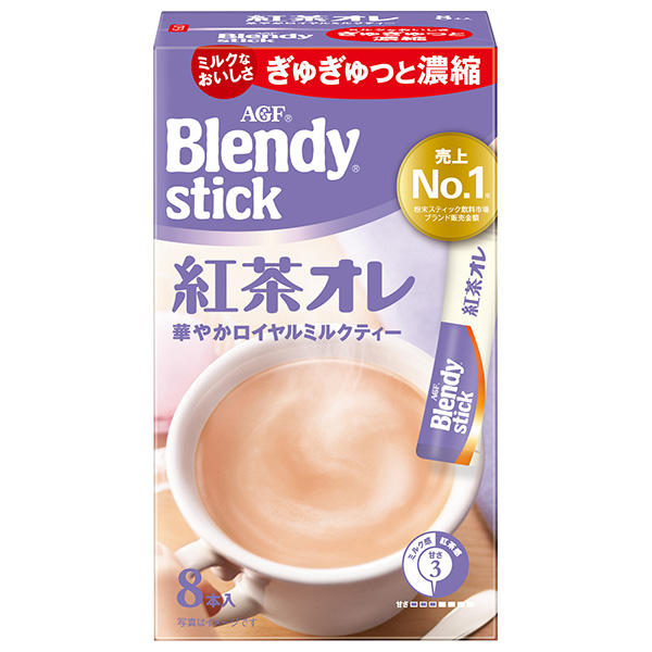 AGF ブレンディ スティック 紅茶オレ (9.5g×8本)×24箱入|AGF ブレンディ スティック 紅茶